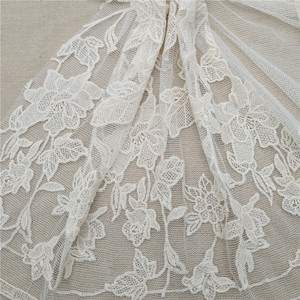 ผ้าลูกไม้ตาข่ายปักลายดอกไม้สไตล์วินเทจสำหรับชุดเสื้อผ้าสิ่งทอเซ็กซี่สำหรับบ้าน - Product Image 5