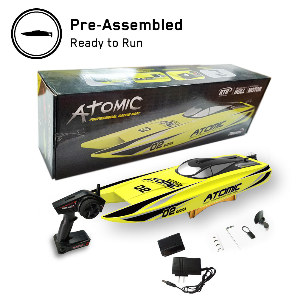ATOMIC RC Boat - High Speed 2.4ghz Radio Control Boat