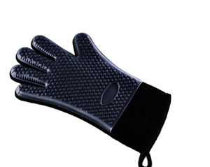 Gants de cuisine professionnels résistants à la chaleur, gants de cuisine en Silicone pour barbecue, Long nid de poule étanche et antidérapant pour la cuisine - Product Image 1