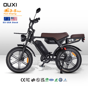 Vélo électrique OUXI V8 Ultra 1000W 48V 30Ah avec roue de 20 pouces, cadre en alliage d'aluminium, double suspension, moteur sans balais, freins à disque, étanche - Product Image 1