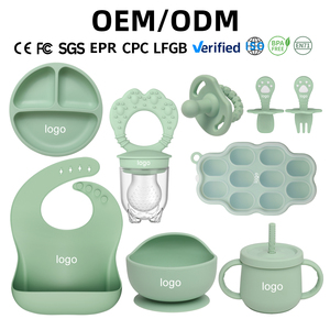 <span class=keywords><strong>Ensemble</strong></span> d'alimentation en silicone pour bébé, animal imprimé de dessins animés, <span class=keywords><strong>ensemble</strong></span> de couverts en silicone pour bébé, allaitement led, sevrage, bavoirs pour bébé de <span class=keywords><strong>luxe</strong></span> personnalisés - Product Image 1