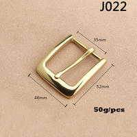 Boucles à ardillon de 35 mm en laiton massif à 100 % pour ceinture, marque JY, modèle 009