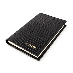 Cuaderno Personalizado A4 A5 de Piel de Cocodrilo, Recargable, Hecho a Mano, con Páginas Rayadas, Logotipo Personalizado, Regalos Empresariales - Product Image 1