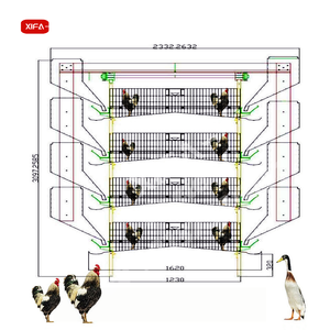 Gran oferta, jaula <span class=keywords><strong>de</strong></span> batería para pollos 10000, gallinas ponedoras, granja avícola, 3/4 niveles, automática, 96/120/128/160, jaula para pollos con capa <span class=keywords><strong>de</strong></span> huevo para pájaros - Product Image 2