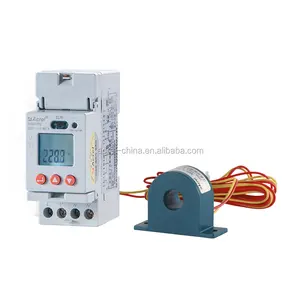 Eenfase Din Rail Energy Meter 230V 100A 2 Module Din Rail Amp Volt Energie Power Meter Met Split core Ct Optioneel RS485