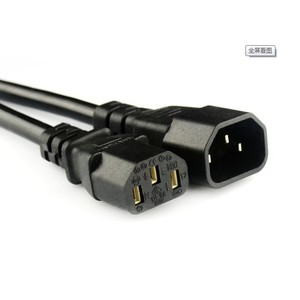 สายไฟ C13 ถึง C15 ขั้วต่อ Iec สำหรับคอมพิวเตอร์ สายต่อขยาย วัสดุพีวีซี - Product Image 5