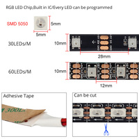 Tira de Luz LED 5050 de Colores RGB de Gran Venta para Fondo de Pantalla de TV o Escritorio