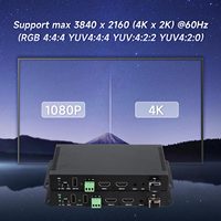 Extenseur KVM HDMI 10G 4K60 sur fibre optique 10KM LC SFP HDMI vers convertisseur fibre optique avec EDID