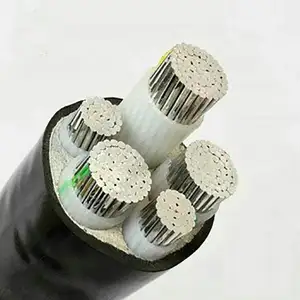 Kabel kawat listrik Aluminium persegi 120mm, kabel konstruksi inti tunggal