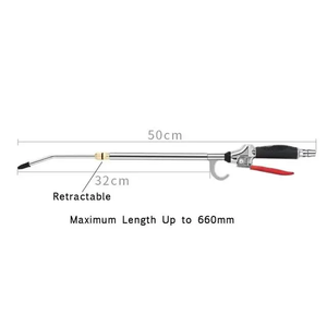 ปืนเป่าลมแบบมืออาชีพ หัวฉีดยาว ใช้สำหรับเป่าฝุ่นในรถยนต์ ปืนพ่นลมแบบนิวเมติก - Product Image 6