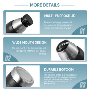 Botella de Agua Aislada al Vacío a Prueba de Fugas de 750 ml, Botella de Acero Inoxidable 304 de Doble Pared con Tapa Abatible y Libre de BPA - Product Image 4