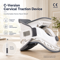 Dispositif de traction cervicale électrique léger en plastique certifié CE BOAN avec batterie intégrée, étireur de cou portable pour ordinateur