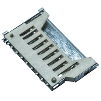 Connecteur de carte PCB de carte mémoire SD de type push-pull
