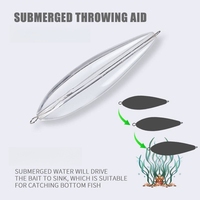 Vente chaude naufrage acrylique pêche Bobber Bombard bouée de pêche appâts de mer appâts de pêche