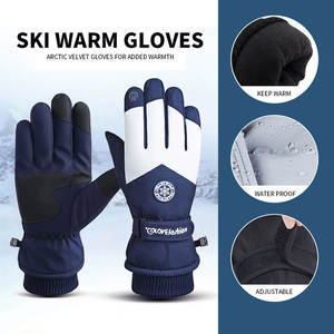 Wholesale Ski <b>Gloves</b> for Men Women Waterproof Breathable Winter Warm Snowboard <b>Gloves</b> Anti-slip <b>Touch</b> <b>Screen</b> Thermal Insulation - Product Image 1