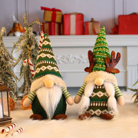 Poupées Mr Gnome et Mme Gnome de couleur gris GL-131 pour décorations pour la maison Liquidation cadeau de Gnome suédois