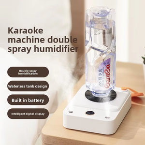 Nouvel humidificateur créatif en forme <span class=keywords><strong>de</strong></span> disque, portable, sans fil, USB, double pulvérisation, <span class=keywords><strong>brumisateur</strong></span>, mini diffuseur d'air <span class=keywords><strong>de</strong></span> voyage - Product Image 4