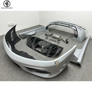 Nouveau kit carrosserie de conversion style Scuderia, semi-carbone brillant, tissage sergé, sous vide, à visser, pour pare-chocs F430 2005-2009 - Product Image 2
