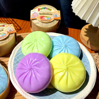 Baozi Building Block Squishy Crunchy Dumplings, Jouet anti-stress de bureau pour Noël