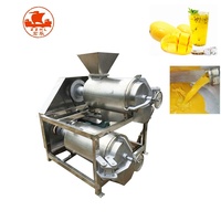 Machine industrielle motorisée d'extraction de pulpe de fruits pour tomates, avocats, ananas, graines - Pressage à froid et broyage