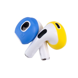 <span class=keywords><strong>1</strong></span> paire de capuchons de protection d'oreille en silicone souple couleur bonbon pour Apple <span class=keywords><strong>Airpods</strong></span> 3 <span class=keywords><strong>2021</strong></span>/3ème génération mince et résistant aux rayures - Product Image 1