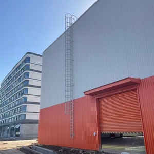 Yeni Tasarım Güvenlik Kafesli Merdiven Hafif Dayanıklı Kaymaz Dikey Tırmanma Merdiveni İnşaat ve Endüstriyel Kullanım İçin - Product Image 6