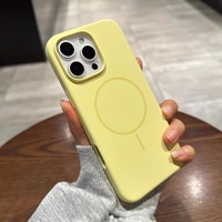 Étui de téléphone en silicone magnétique liquide de luxe, aimant puissant, bobine fine, coque de téléphone portable souple