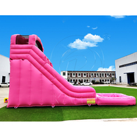 Château gonflable de terrain de jeux en PVC commercial Mickey Cartoon Mouse avec toboggan gonflable à double voie pour fête