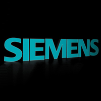 Letreros electrónicos LED para tienda de ventas SIEMENS, letreros luminosos de resina para pared, publicidad