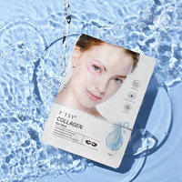 Haute qualité OEM collagène masque pour les yeux huile de cynorrhodon extrait de pépins de raisin soins des yeux patchs papillon forme Hydr Ating peau masque pour les yeux