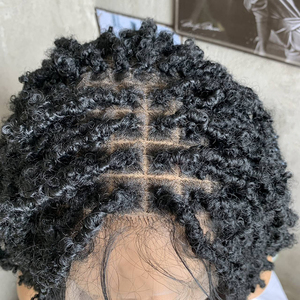 Perruque tressée sans colle Butterfly Locs, entièrement en dentelle HD transparente, 14 pouces, pré-bouclée, torsadée à la main, pour femmes noires - Product Image 5