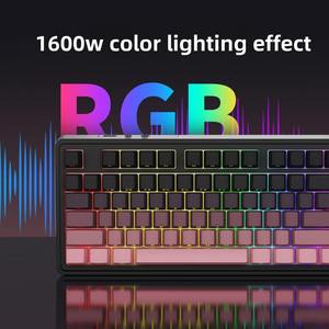 Ak870 Flying Fish Switch (side-printed Gradient) Tri-mode Rgb Diy <b>Mechanical</b> <b>Keyboard</b> Ak870 Flying Fish Switch (side-printed - Product Image 4