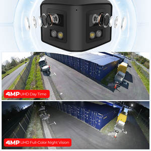 США в наличии, совместимая с 4-мегапиксельной двойной объективом, панорамная 2-сторонняя аудиокамера 180 °, IP-камера - Product Image 4