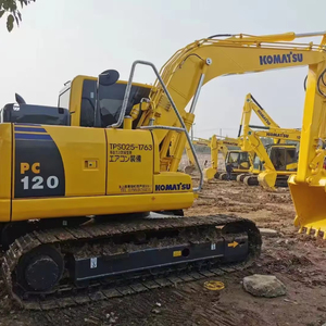 Casi Nueva, de Alta Calidad, Potente, Excavadora Usada de 12 Toneladas Komatsu PC120, Excavadora Hidráulica de Cadenas Usada para Obras de Construcción, con Certificación CE - Product Image 3
