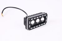 Yongyou YYZ-02 6500 Lumens 12-50V 25W Phare antibrouillard/feux de route LED à double lentille jaune OE 16789 pour moto et voiture