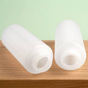 11.8 oz Bouteille personnalisée sans BPA Squeeze HDPE ECO Sauce piquante Bouteille ronde de sauce au miel classique avec couvercle à bouche pointue 350ml - Product Image 4