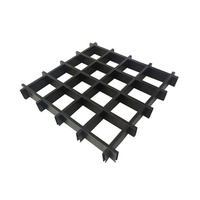 Rejilla Metálica Ignífuga para Techo Suspendido, Ventilación Interior, Rejilla de Aluminio para Techos Falsos, Precio de Fábrica