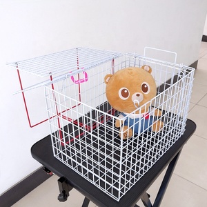 LIZE PET <span class=keywords><strong>Jaula</strong></span> Plegable de Acero Inoxidable Ecológica con Diseño de Animales, Transportín, <span class=keywords><strong>Trampa</strong></span>, Contenedor y Caja de Contención <span class=keywords><strong>para</strong></span> Gatos y <span class=keywords><strong>Perros</strong></span> - Product Image 5