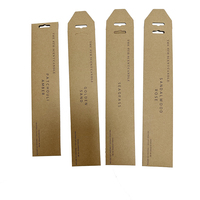 Boîtes d'encens en carton kraft écologique avec logo personnalisé, enveloppes longues et fines en papier pour l'emballage des bâtonnets d'encens