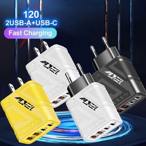 4-in-1 PD+<b>USB</b> <b>Type</b>-<b>C</b> Fast Charging Station Universal Travel Head EU/US <b>Plugs</b> - Product Image 1