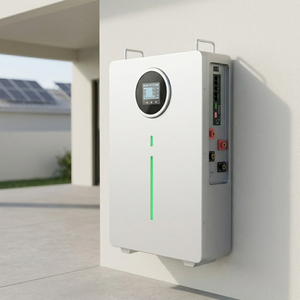 แบตเตอรี่ LiFePO4 แบบติดผนัง 51.2V 200Ah 10.24kWh สำหรับเก็บพลังงานภายในบ้าน ใช้กับระบบโซลาร์เซลล์แบบออฟกริด พร้อมระบบ BMS และหน้าจอ LCD เป็นตัวเลือกเสริม - Product Image 1