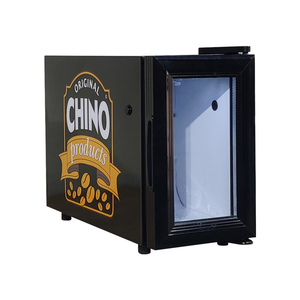 Réfrigérateur à lait compact Meisda SC08 8L OEM avec porte vitrée, mini-réfrigérateur pour boissons, idéal pour les stations <span class=keywords><strong>de</strong></span> café et les bureaux - Product Image 4