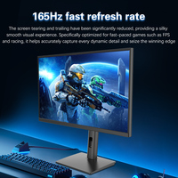 Haute qualité 27 pouces 2K 165Hz QHD moniteur d'ordinateur de bureau HDR caractéristique DP Interface usine prix de gros bas