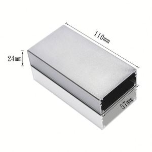 Caja de Control Hongfa Shunda HF-A-261 de Aleación de Aluminio 6063 con Recubrimiento en Polvo IP54, 110x57x24mm, Personalizable OEM/ODM - Product Image 1