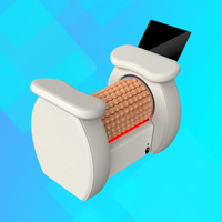 Appareil de massage professionnel pour le corps, technologie à rouleaux 360° pour la perte de poids, la réduction de la cellulite et la détoxification lymphatique