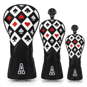 Juego de 3 Fundas para Palos de Golf, de Cuero PU Premium, Impermeables, para Driver, Fairway e Híbrido, MOQ 100 Piezas, Logotipo Personalizado GAMEN GOLF - Product Image 1