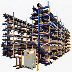 Estantería Cantilever de Chapa Metálica de Alta Capacidad, Estante Resistente para Almacenamiento de Tuberías en Fábrica, Alta Densidad y Ahorro de Espacio - Product Image 3