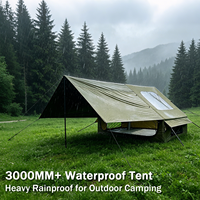 Tente de toit gonflable monocouche de 6,3 m² pour camping extérieur quatre saisons, auvent imperméable et pare-soleil