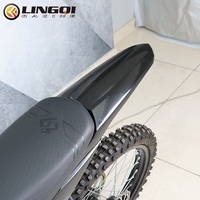 LINGQI RACING Motosiklet Light Bee Modifiye İkinci Nesil Daha Uzun Arka Çamurluk, Arazi Motorları ve Off-Road için