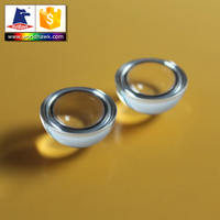 Lentille sphérique en verre optique, saphir, rubis, silice fondue, diamètre 0,75 mm-50 mm